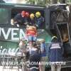 Fotos de Ônibus adesivado com logo da chapecoense sofre acidente em Maringá-pr