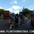 Fotos de Pneu de moto fura e provoca grave acidente em rodovia de Maringá