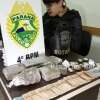 Fotos de Polícia Militar prende homem com grande quantidade de droga, dinheiro e balança de precisão em Maringá