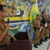 Fotos de Policiais militares da ROTAM que trocaram tiros com bandido em Sarandi, são homenageados 4º batalhão em Maringá