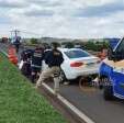 Fotos de Policial militar morre após bater carro na traseira de caminhão na rodovia BR-376 em Marialva