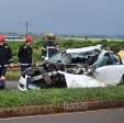 Fotos de Policial militar morre após bater carro na traseira de caminhão na rodovia BR-376 em Marialva