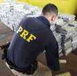 Fotos de PRF apreende quase uma tonelada de cocaína avaliada em R$ 173 milhões, em Marialva