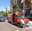 Fotos de Trabalhador fica ferido durante instalação de elevador, em Maringá