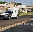 Fotos de Vídeo mostra momento em que caminhonete cruza preferencial e mata motociclista em Maringá