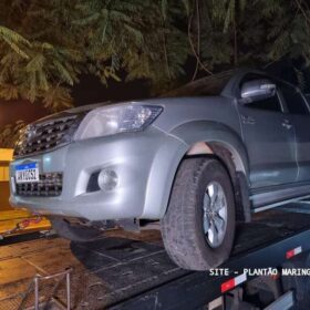 Fotos de Choque Maringá recupera duas Hilux e um caminhão roubado