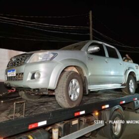 Fotos de Choque Maringá recupera duas Hilux e um caminhão roubado