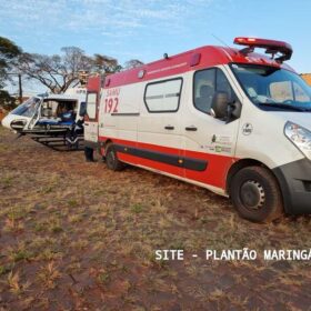 Fotos de Criança de 1 ano no colo da avó é intubada ao ser ejetada de carro após capotamento no Paraná