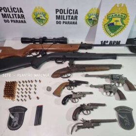 Fotos de Dono de disk cerveja é preso com oito armas de fogo em Maringá