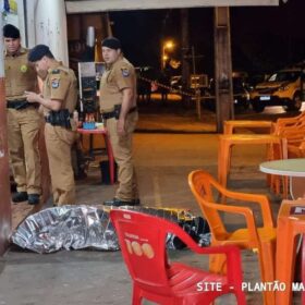 Fotos de Homem morre ao se cortar em balcão de bar durante tentativa de furto em Maringá