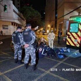 Fotos de Jovem de 22 anos é intubado após grave acidente no centro de Maringá