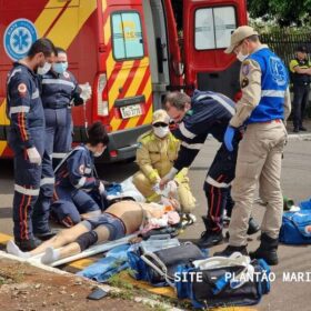 Fotos de Motociclista de 55 anos morre após grave acidente em Maringá