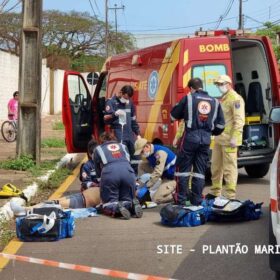 Fotos de Motociclista de 55 anos morre após grave acidente em Maringá