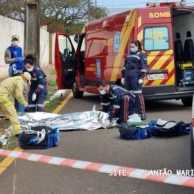 Fotos de Motociclista de 55 anos morre após grave acidente em Maringá