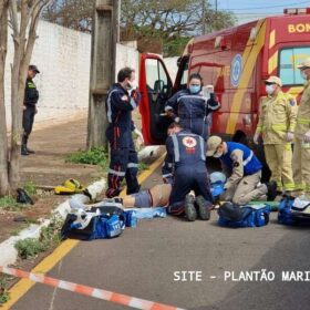 Fotos de Motociclista de 55 anos morre após grave acidente em Maringá