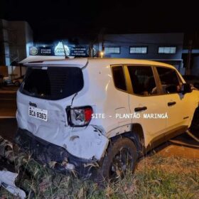 Fotos de Porsche avaliado em mais de R$ 1 milhão é destruído após motorista bater em quatro carros estacionados em Maringá