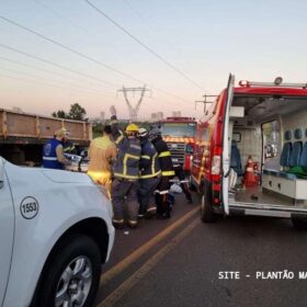 Fotos de Preparador de goleiros é socorrido em estado grave após acidente em Maringá