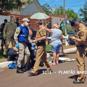 Fotos de Após efetuar disparos para intimidar esposa, marido é desarmado e baleado pela mulher em Maringá