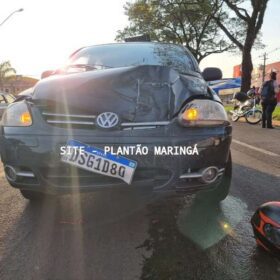 Fotos de Câmera de segurança registrou acidente que matou pai e deixou filha ferida em Maringá