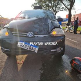 Fotos de Câmera de segurança registrou acidente que matou pai e deixou filha ferida em Maringá