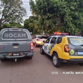 Fotos de Câmera registra casal sofrendo atentado a tiros em Maringá