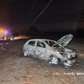 Fotos de Câmera registra casal sofrendo atentado a tiros em Maringá