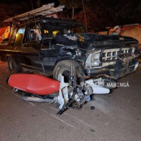 Fotos de Durante fuga da Polícia Militar, motociclista avança preferencial e sofre grave acidente em Sarandi