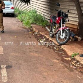 Fotos de Motociclista é executado com vários tiros em Maringá