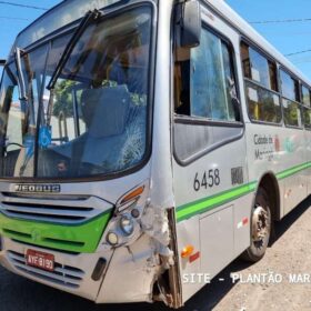 Fotos de Motociclista sofre ferimentos graves após bater de frente com ônibus da TCCC em Maringá