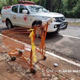 Fotos de Mulher de 60 anos é socorrida com ferimentos graves após acidente em Maringá