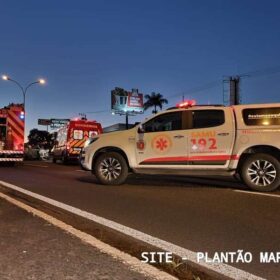 Fotos de No dia do aniversário motorista sofre ferimentos graves após acidente em Maringá