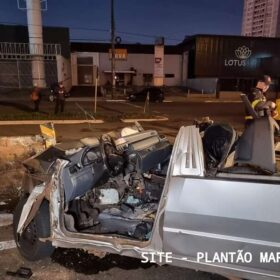 Fotos de No dia do aniversário motorista sofre ferimentos graves após acidente em Maringá