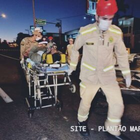 Fotos de No dia do aniversário motorista sofre ferimentos graves após acidente em Maringá