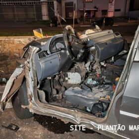 Fotos de No dia do aniversário motorista sofre ferimentos graves após acidente em Maringá