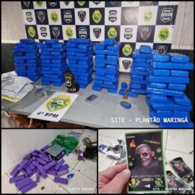 Fotos de Rocam e Choque apreende 140 quilos maconha em Maringá