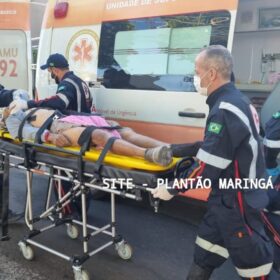 Fotos de Ciclista é reanimado pelo Samu, após colisão com ônibus em Sarandi