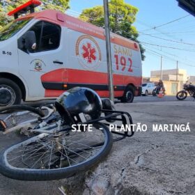 Fotos de Ciclista é reanimado pelo Samu, após colisão com ônibus em Sarandi