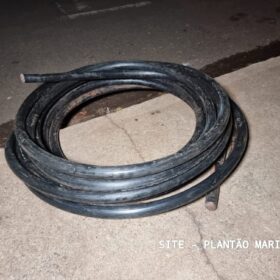 Fotos de GCM de Maringá apreende grande quantidade de cabos de fibra óptica