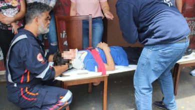 Fotos de A caminho da escola, irmãos são atropelados por caminhão em Sarandi