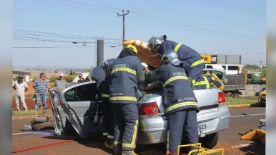 Fotos de Acidente cinematográfico na rodovia PR-317 em frente ao CTG em Maringá