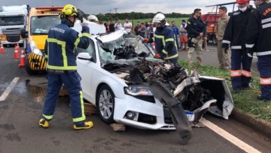 Fotos de Acidente com morte envolvendo caminhão e carro em Marialva