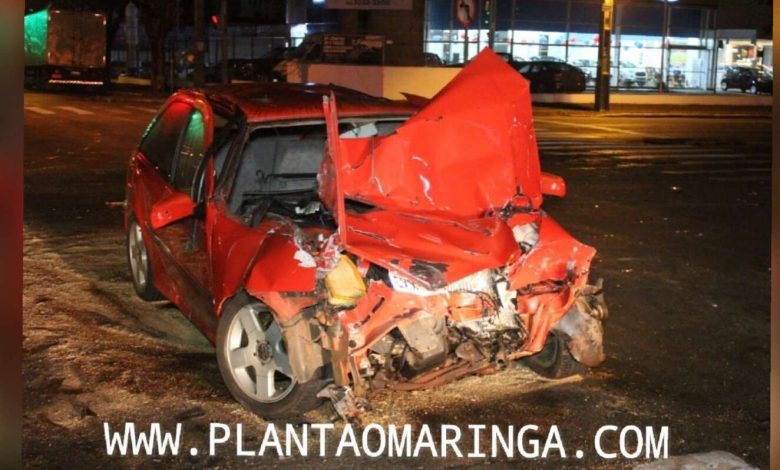 Fotos de Acidente entre caminhão tanque e carro deixa motorista gravemente ferido em Maringá