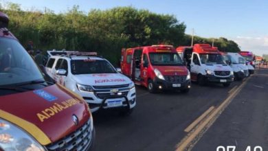 Fotos de Acidente entre carro e ônibus deixa 5 feridos entre Maringá e Iguaraçu