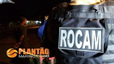 Fotos de Adolescente de 15 anos com mais de 35 passagens pela Polícia é apreendido pela ROCAM em Maringá