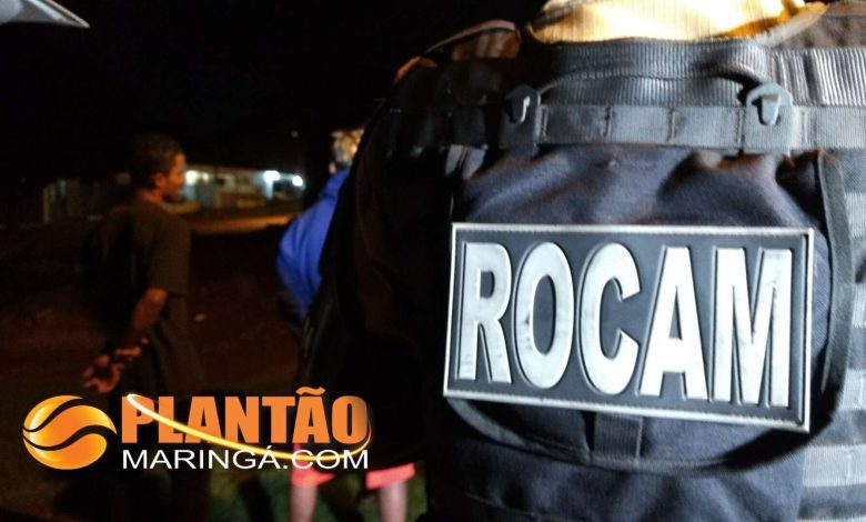 Fotos de Adolescente de 15 anos com mais de 35 passagens pela Polícia é apreendido pela ROCAM em Maringá