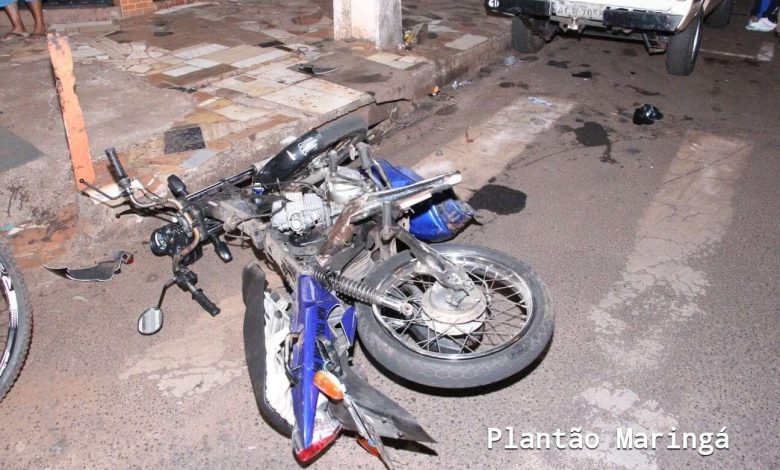 Fotos de Adolescente de 16 anos que pilotava moto sofre ferimentos grave após colisão com outra moto em Sarandi