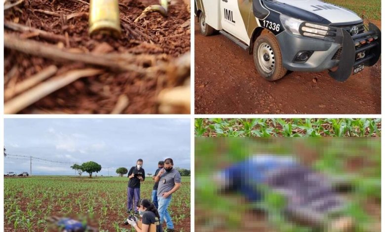 Fotos de Adolescente é executado com tiros na cabeça zona rural de Maringá