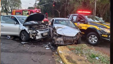 Fotos de Agentes da semob são atropelados por motorista embriagado enquanto atendiam uma ocorrência de acidente em Maringá