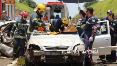 Fotos de Bebê tem traumatismo craniano após grave acidente no contorno norte em Maringá