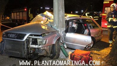 Fotos de Bombeiros levam quase duas horas para retirar motorista de carro das ferragens